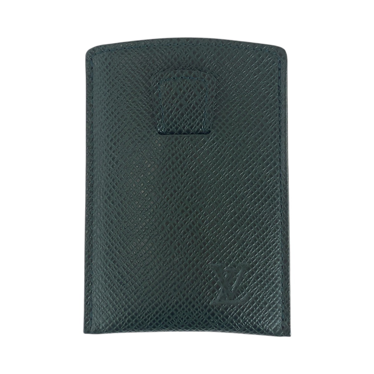 美品 エピ エテュイ カルト デヴィジット トワレット エピセア ダークグリーン レザー M30544 カードケース パスケース メンズ 504348