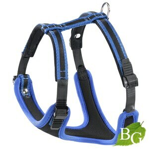 イタリアferplast社製 ERGO COMFORT エルゴコンフォート ハーネス L ブルー 犬
