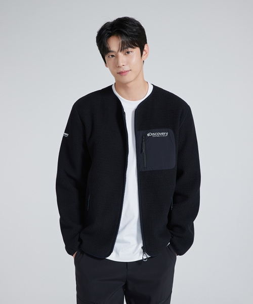 Discovery EXPEDITION Men s jacquard fleece jacket BLACK 15