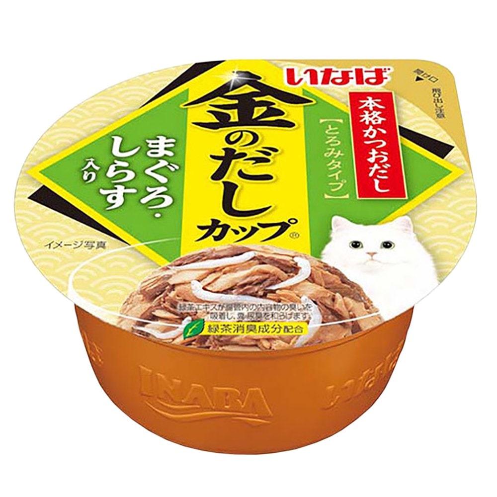 いなば　金のだし　カップ　まぐろ・しらす入り　７０ｇX４８個　キャットフード　ＣＲＣ35―20―20―50―00 6,210円