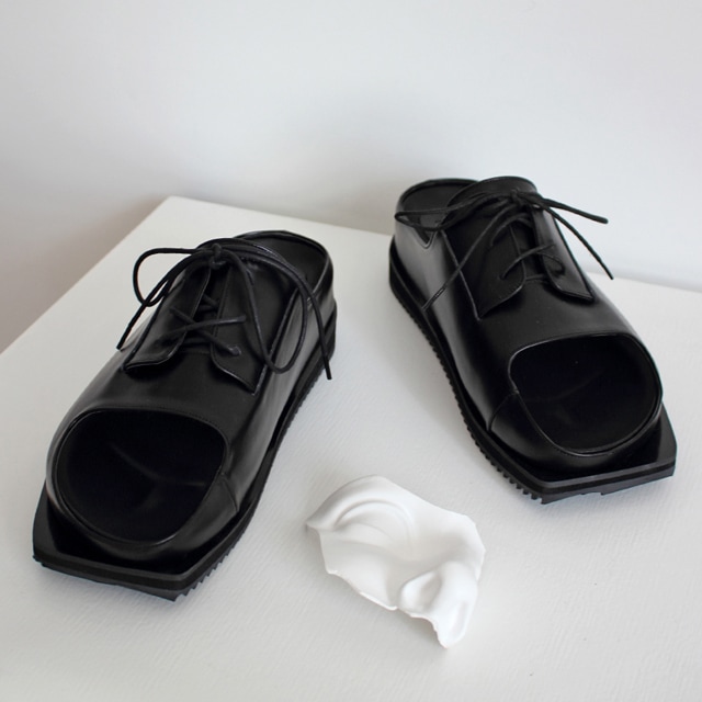 JAMT 14일 NOOR bloafer-BK 유니섹스 뮬