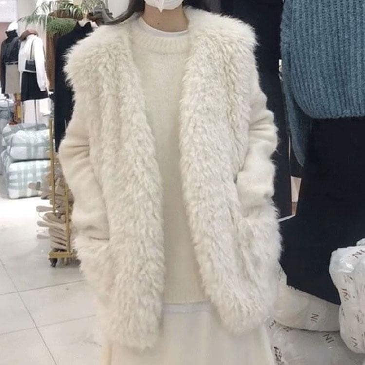 人気商品超目玉 秋冬 レディース ファーコート 毛皮コート レディースコート フェイクファー アウター ファーベスト　暖かい 通勤　レディースアウター