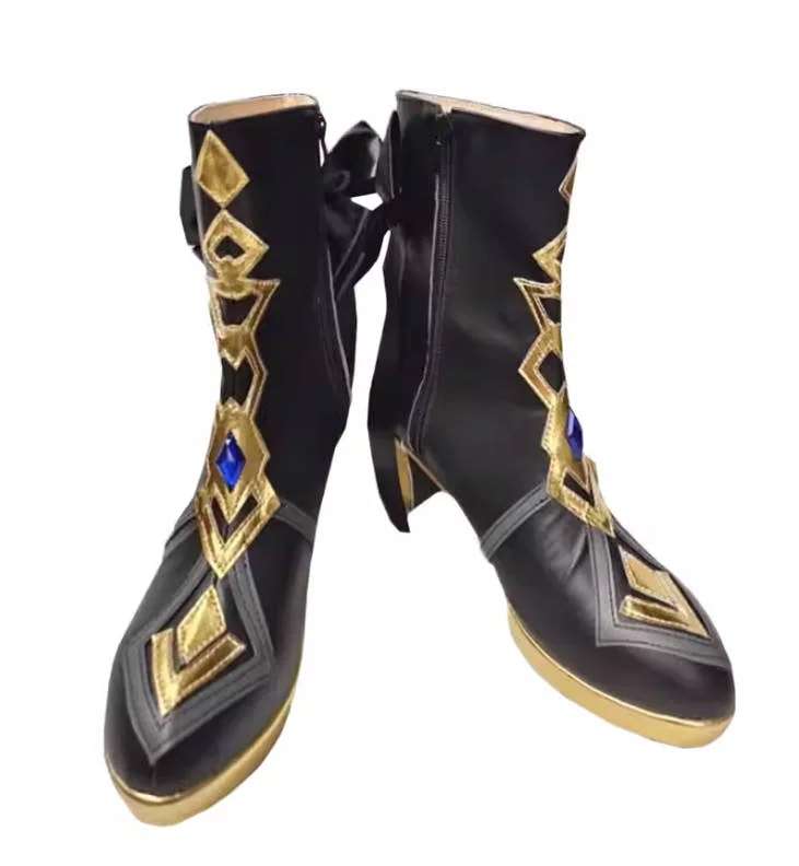 原神 ナヴィアカスパール コスプレ 靴