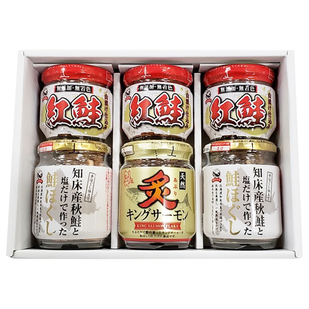 網走水産 知床の味覚Bセット 7946-126 瓶詰 セット 鮭フレーク ご飯のお供 AP-540 5,346円