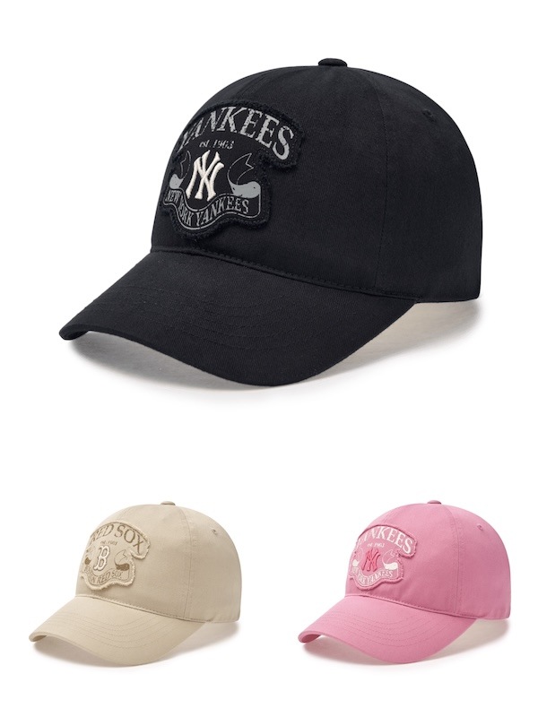 3ACPV045N韓国限定販売 冬の新商品 男女共用 バシティー ビンテージ ストリート アンストラクチャー ボールキャップ ボストン レッドソックス