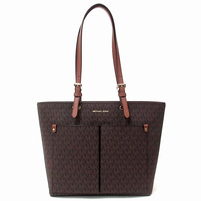 MICHAEL KORS マイケルコース アウトレット MKシグネチャー ジェット セット トート 35F3GTVT3B BROWN