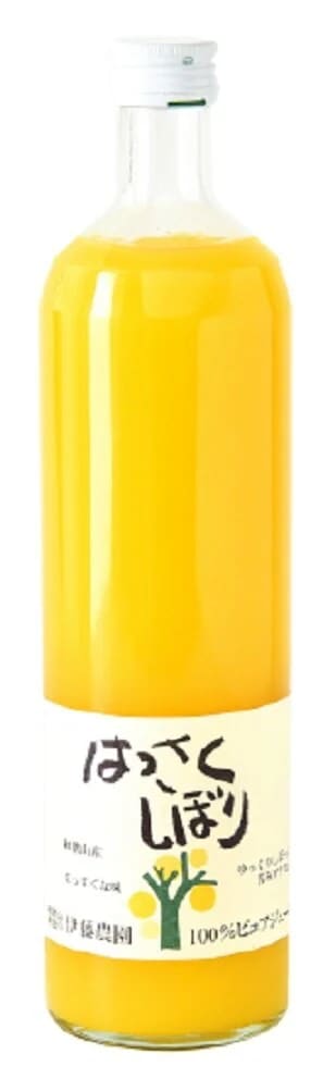 1ケース単位伊藤農園100％ピュアジュースはっさくしぼり750ｍｌ瓶1ケース（9本入り）（日本和歌山県）