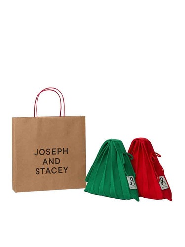 JOSEPH&STACEY公式 ニットバッグ [2Set] Lucky Pleats Knit S+S