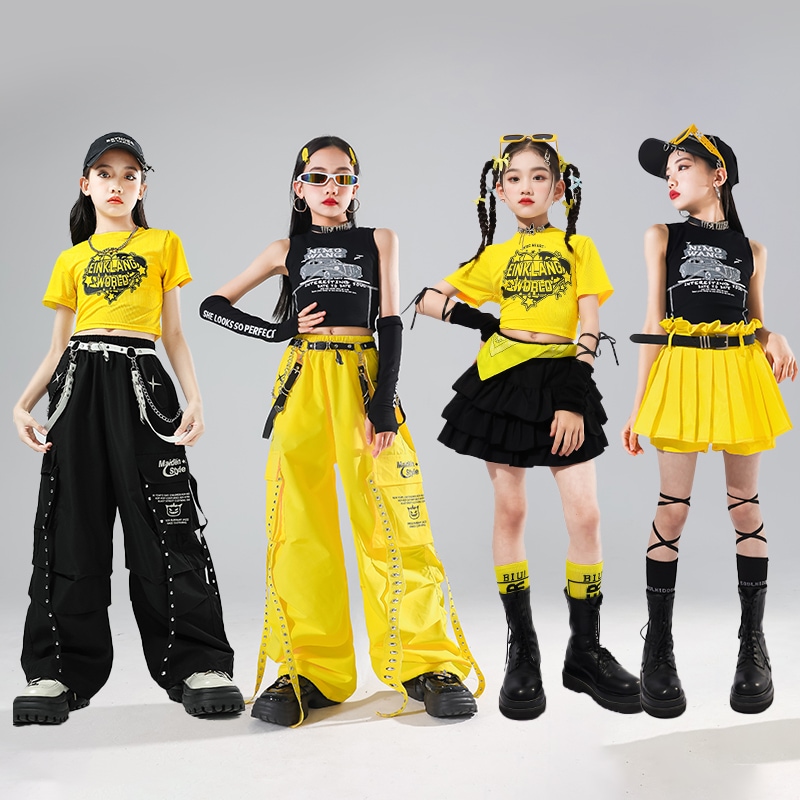 キッズダンス衣装 子供服 女の子 ジャズダンス ヒップホップ 応援団 コート へそ出しシャツ パンツ ダンス 衣装 ヘソ出し 子供