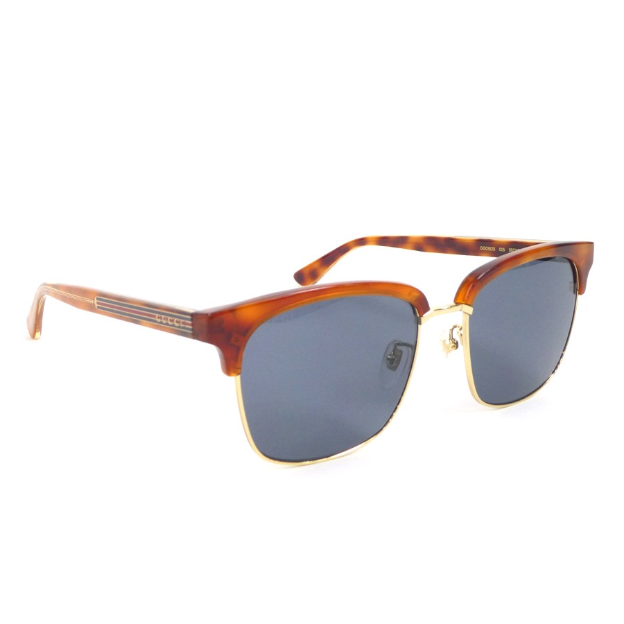グッチ GUCCI サングラス プラスチック/メタル ブラウン系 ユニセックス r10107g