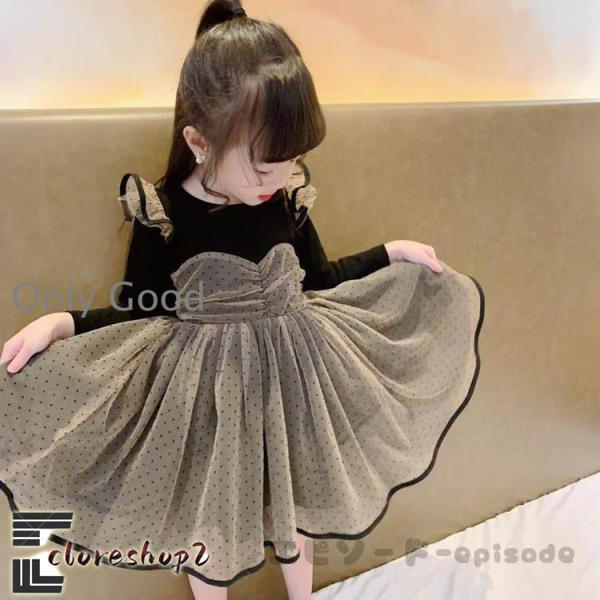 本日のプロモーション 期間限定オファー 子供服 ワンピース 長袖 春秋 女の子 キッズワンピース レースワンピース チュニック 子供ドレス ジュニア ベビー服 おしゃれ 可愛い お姫様 誕生日 通学着