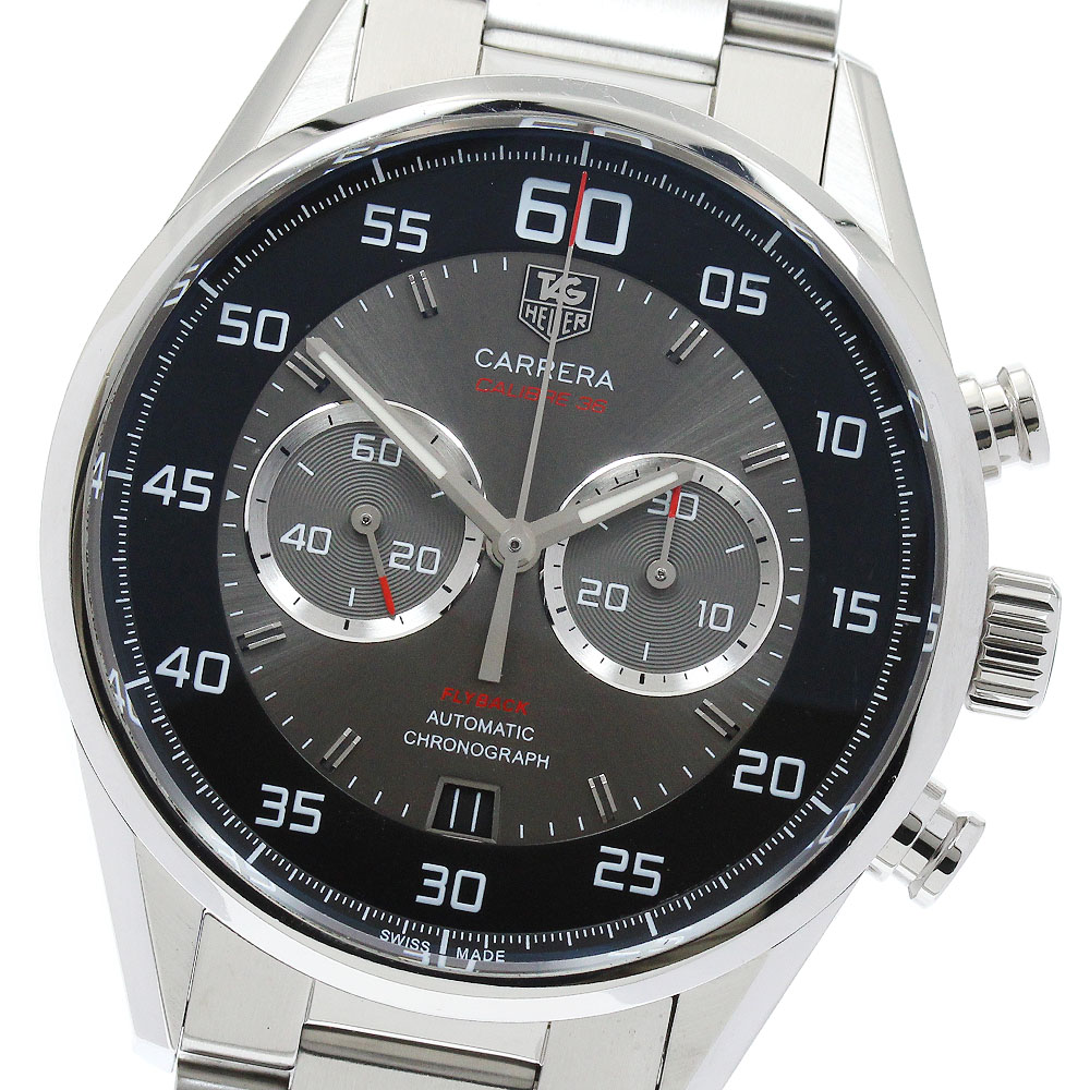 タグホイヤー TAG HEUER CAR2B10 カレラ キャリバー36 フライバック クロノグラフ 自動巻き メンズ 箱・保証書付き_917304【中古】