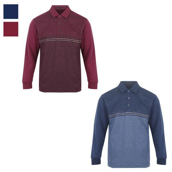 メンズソフト配色カラーネック長袖Tシャツ BGM TSA 831_P415104669