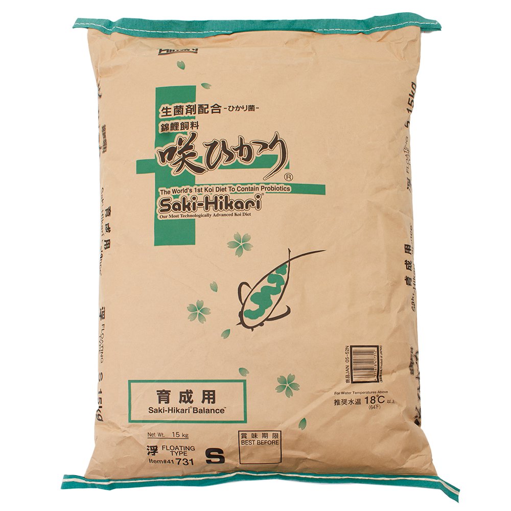 鯉の餌　咲ひかり　育成用　浮上　Ｓ　１５ｋｇ　錦鯉　餌　飼料　ＣＲＣ10―41―70―10―00
