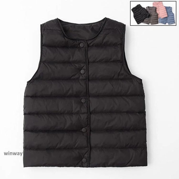 新商品 秋冬　キッズ ダウンベスト 女の子 男の子 中綿ダウン こどもダウンコート 子供服 ジュニア 中綿ベスト キッズ 防風防寒 90 100 110 120 130秋冬　キッズ ダウンベスト