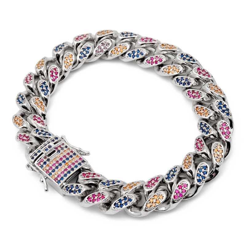 喜平 パヴェブレスレット カラフル [b334-s-13mm]