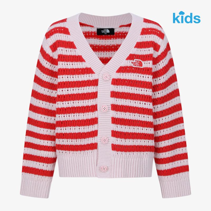 NJ5SS01T キッズ ストライプ カーディガン KS STRIPE CARDIGAN