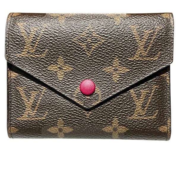 ルイヴィトン ポルトフォイユヴィクトリーヌ M41938 3つ折り財布 レディース【中古】