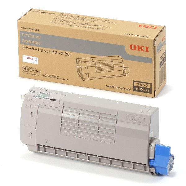 (純正品) OKI TC-C4CK2 トナーカートリッジ ブラック 大