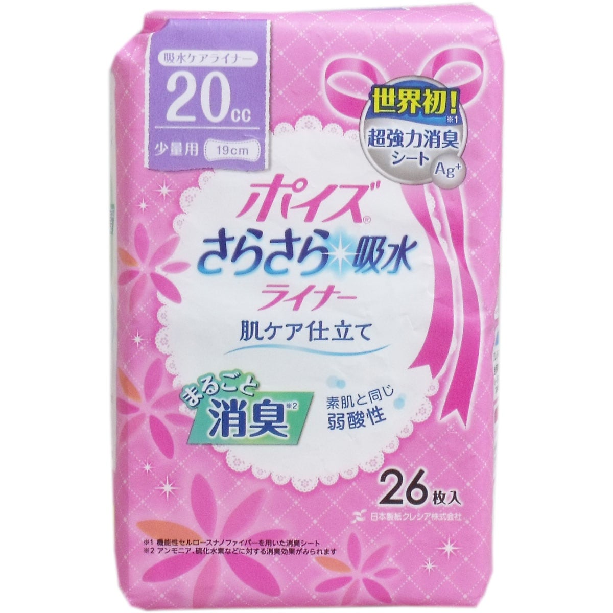 日本製紙クレシア ポイズライナー 少量用 26枚 価格比較 価格 Com