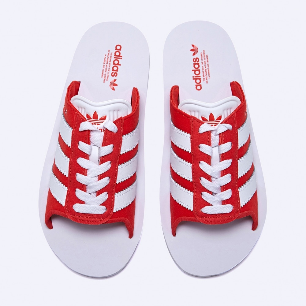 アディダス ガゼル ビーチ スライド レッド / JQ7424