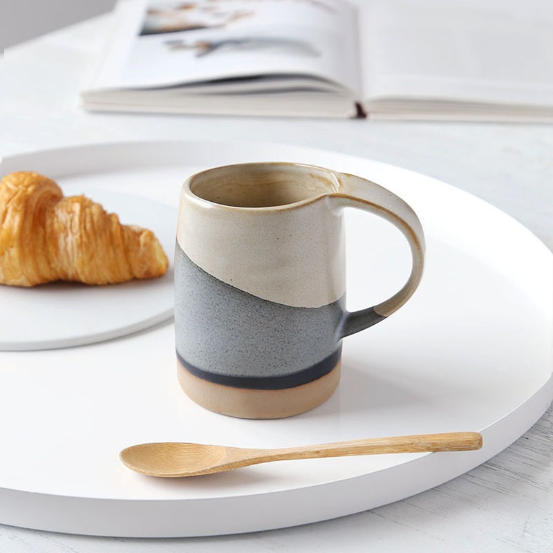 窯変マグインレトロ炻器コーヒーカップ耳かけ式全国トレンド手絞りセラミックカップ 7,395円