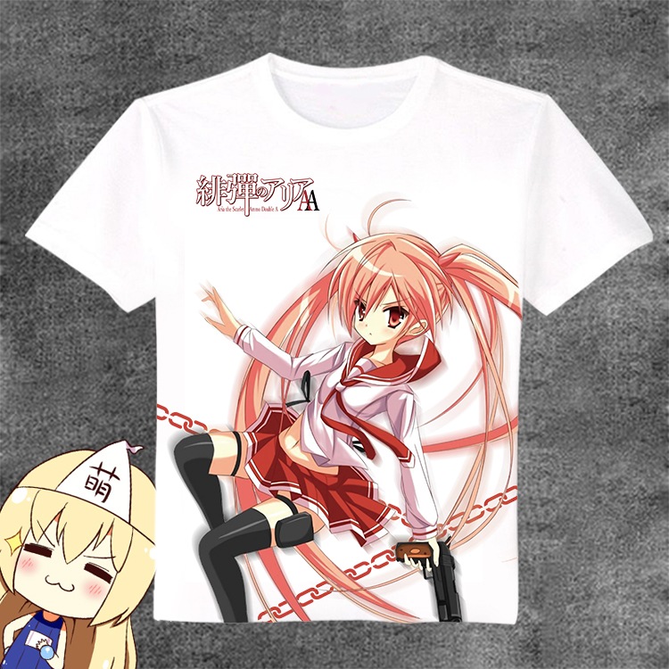 Qoo10] Tシャツ 半袖Tシャツ 緋弾のアリア コ