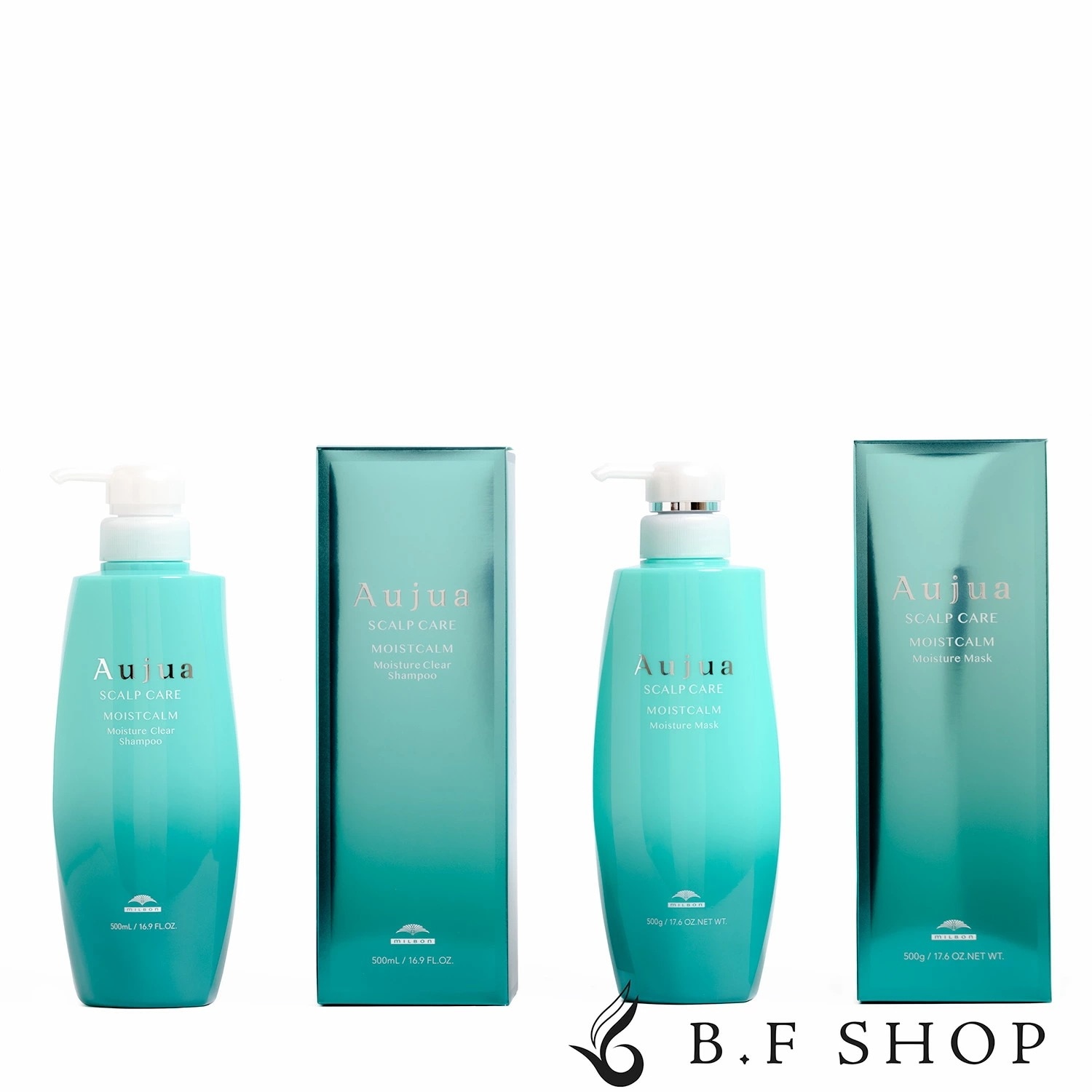 【セット品】ミルボン オージュア モイストカーム モイスチュアクリア シャンプー＆モイスチュアマスク 500ml 医薬部外品 LSC