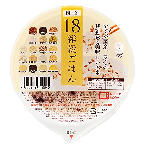 アイズ 国産18雑穀ごはん 160g×36食
