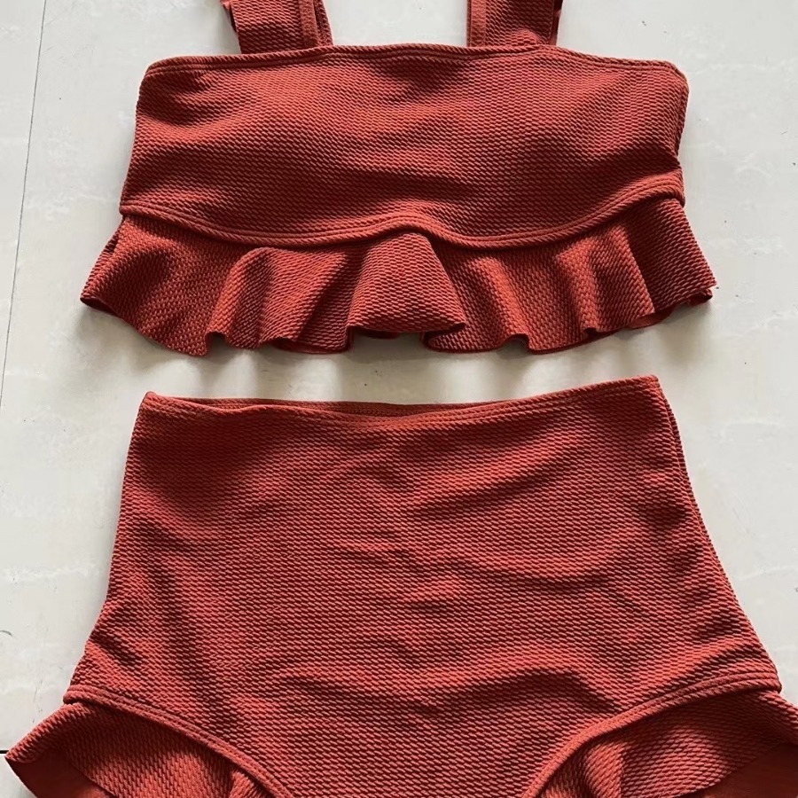 【1つ買うと10つ無料】女性のための水着学生のための水着学生はフリルとスリムでセクシーな浸漬温泉でかわいい水着