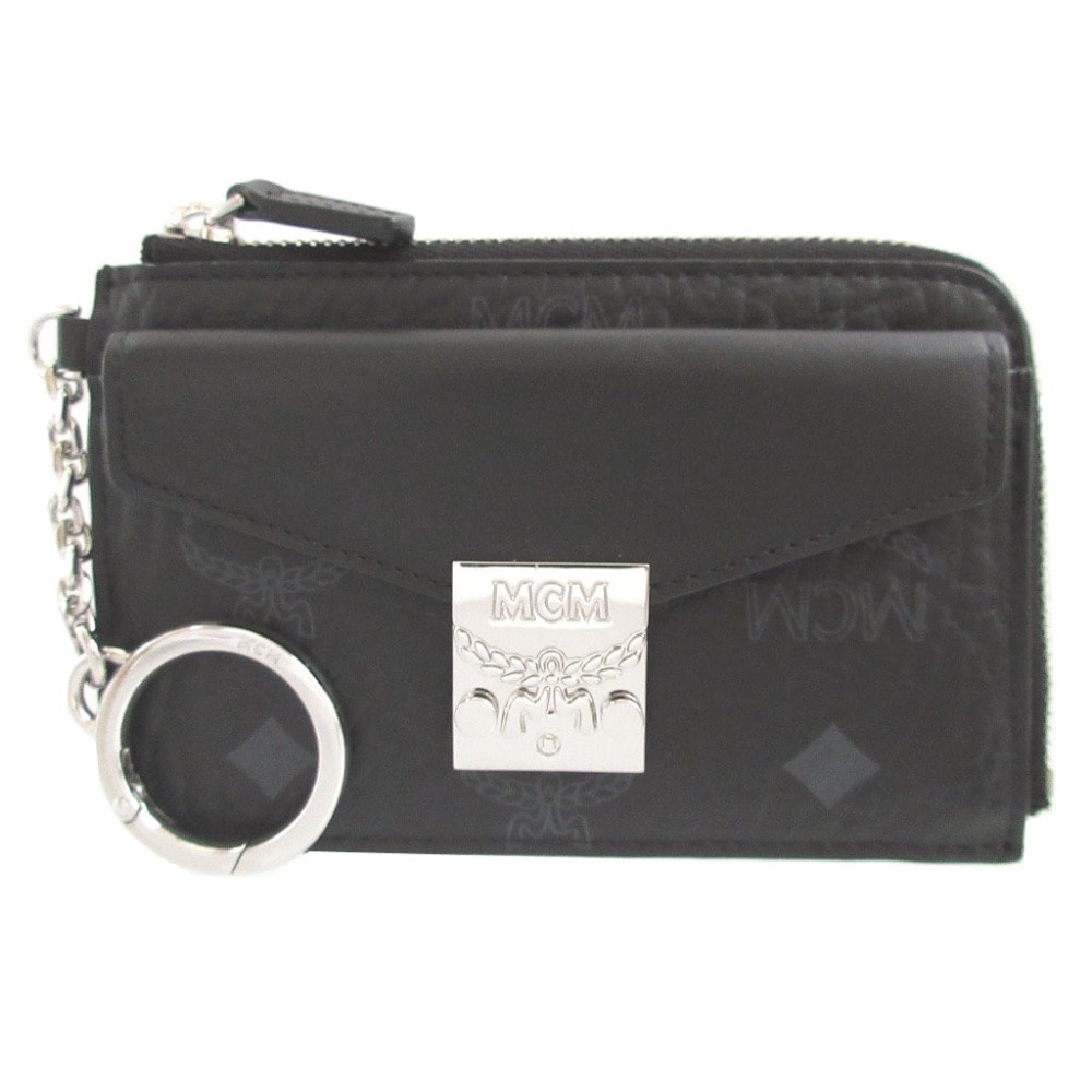 新品同様 フラグメントケース コインケース カードケース PVC/PVC ブラック 0378【中古】 レディース