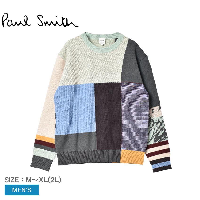 スミス COLOR SWEATER M1R-273Y-L02085 メンズ ウエア トップス ニット セーター クルーネック ブランド カジュアル おしゃれ 人気 ストレッチ 中厚手 リブ編み