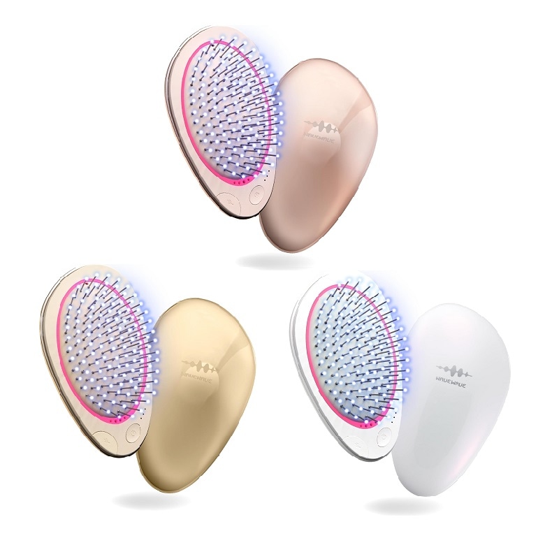 EMS Brush Air Mini 1個 頭皮 EMS コーティング LED 髪ツヤ USB 持ち運び 電動ヘッドスパ