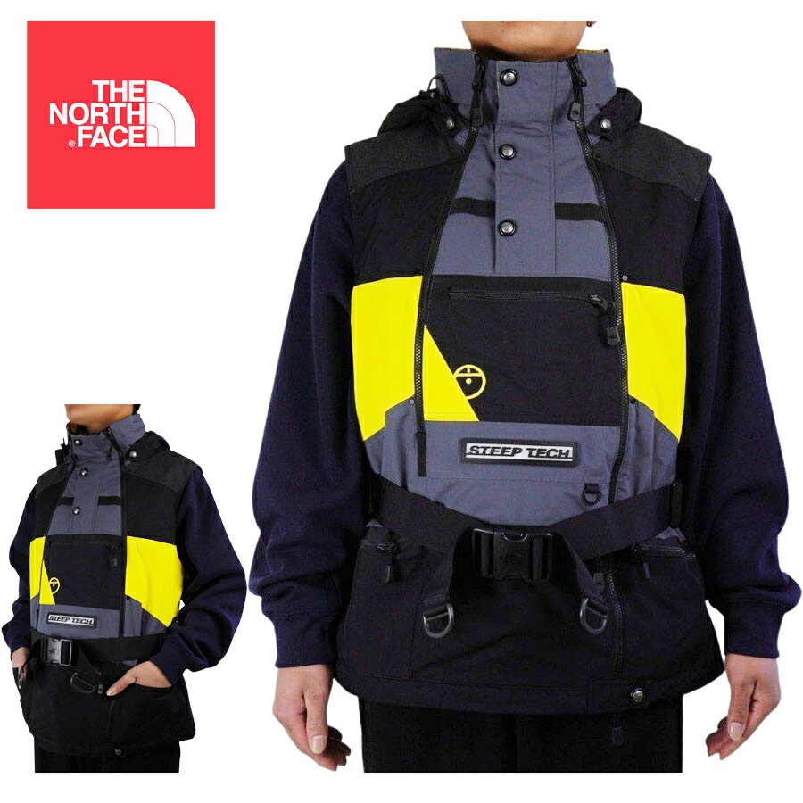 ノースフェイスUSA企画 日本未発売THE NORTH FACEメンズ ベストSTEEPTCH VESTスティープ テック ベストLGTNGYL