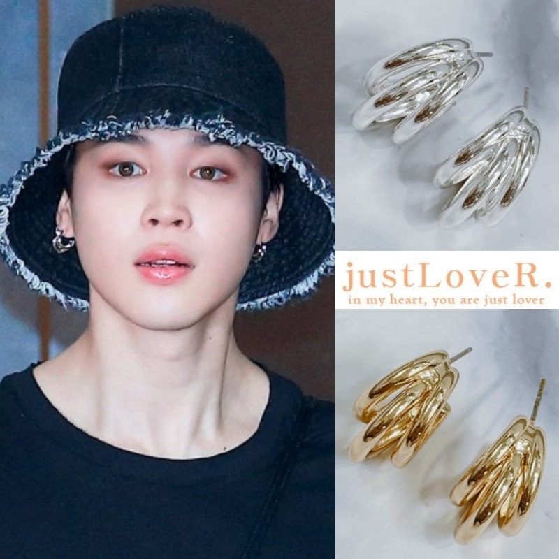 【justLoveR.】 Tate Earrings ピアス [ BTS ジミン着用 テイトピアス]