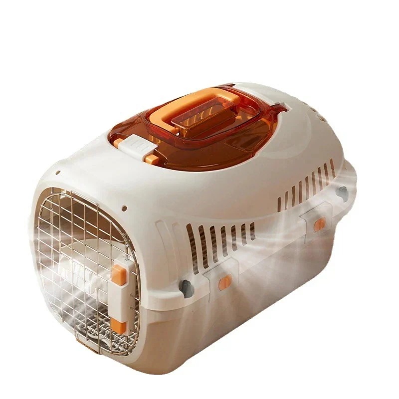 ペット猫空気ボックス ポータブル携帯用猫ケージ 取り外し可能なクリーニング 猫と犬の出荷輸送ボックス