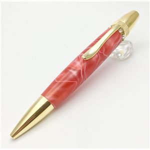 日本製 スワロフスキー ボールペン/文房具 (レッド) パーカータイプ 芯：0.7mm 文具 オフィス用品 『Acrylic』筆記具