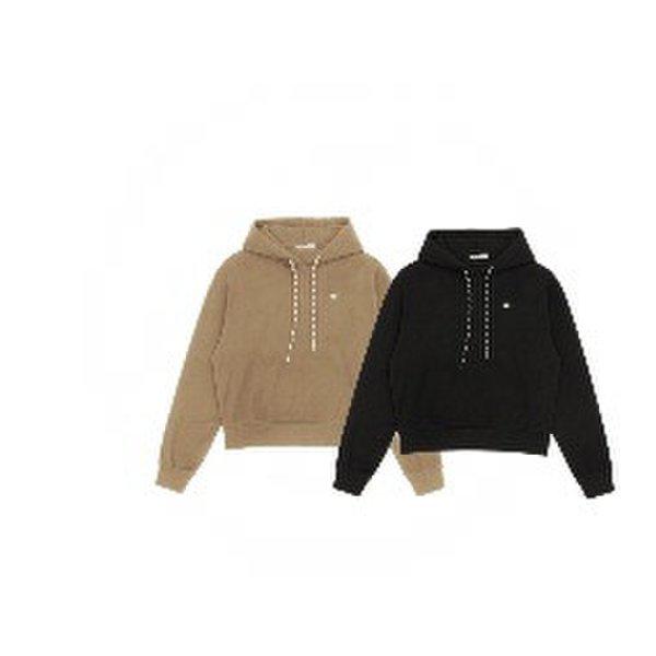 女性メタルワッペンフード付きTシャツ10540-131-825-12E-SH