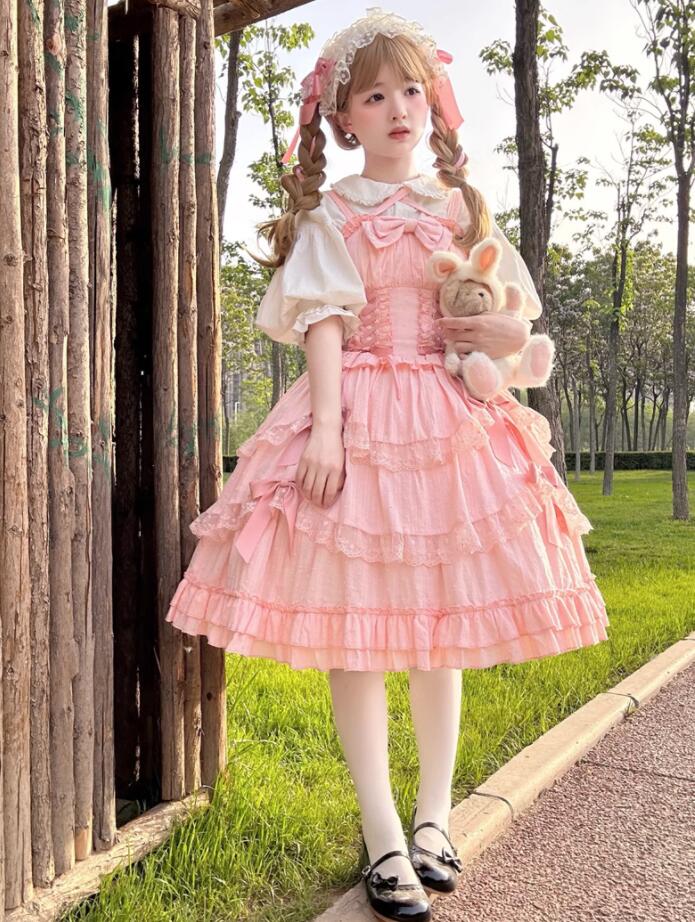 24【新作登場 最安値】 ロリータ ワンピース　 ゴスロリ コスプレ メイド服 コスチューム 文化祭 学園祭 衣装 仮装 ハロウィン おすすめ 可愛い 日常　写真　舞台　花嫁　洋服　ハロウ