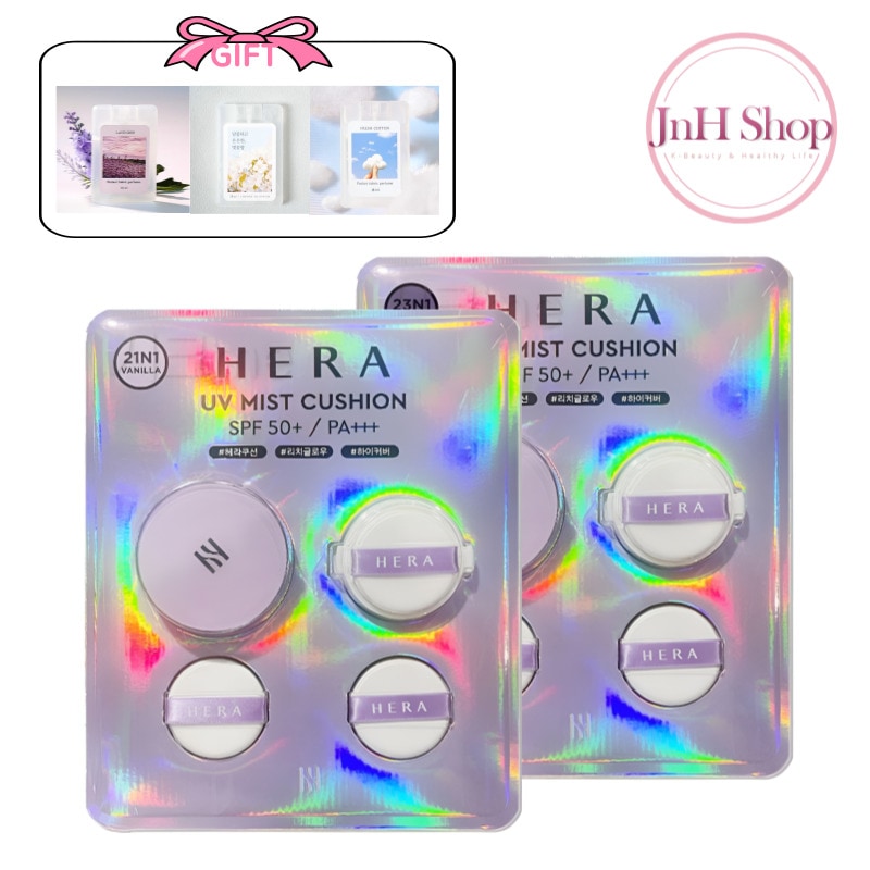 【韓国コストコ純正品/並行輸入品】 UVミストクッション SPF50+ PA+++ 15g（本体）＋15g（リフィル）セットツヤ肌・高密着・韓国コスメ