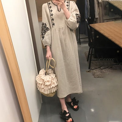 Qoo10 ワンピース レディース 40代 マキシワ レディース服