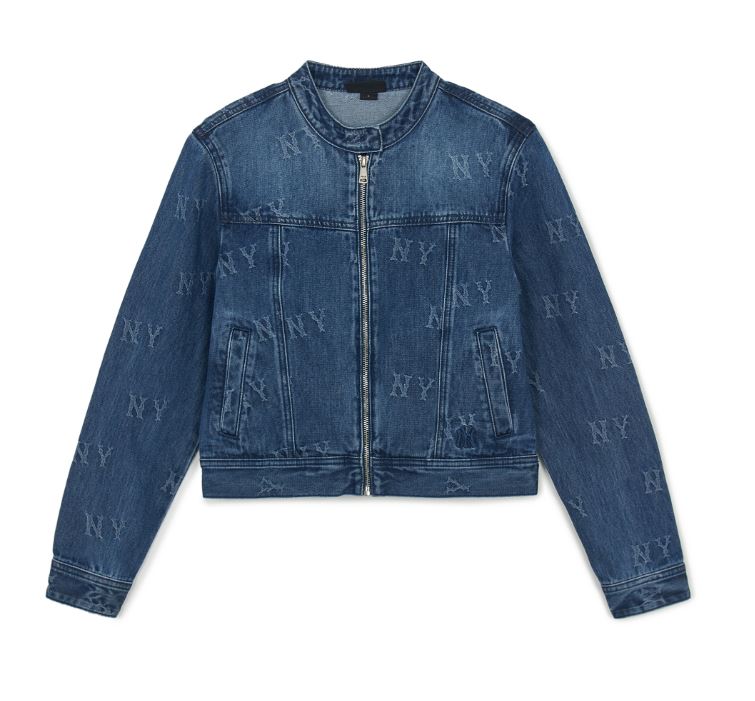 Classic Monogram Embo Denim Biker Jacket (3FDKM0354-50INS)