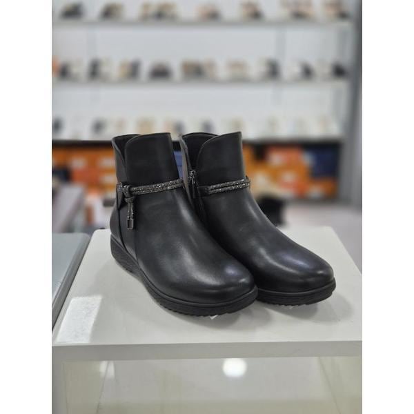 セーブゾーン05 女性用宝石装飾コンフォートアンクルブーツ 3cm WA27 (44108049)