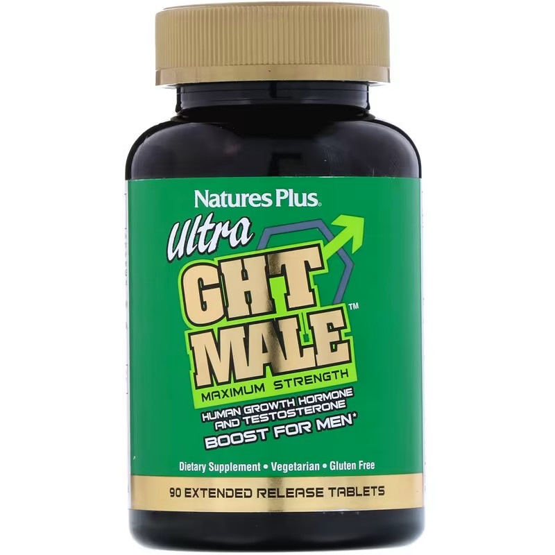 NaturesPlus　ウルトラGHT男性用Maximum Strength男性用ブースト徐放性錠剤90錠