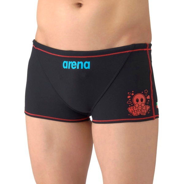 ARENA アリーナ トレーニングスパッツ ショートレッグ 水泳 水着 ボーイズ キッズ 子供 競泳用 AS6SWM11B-BKRD