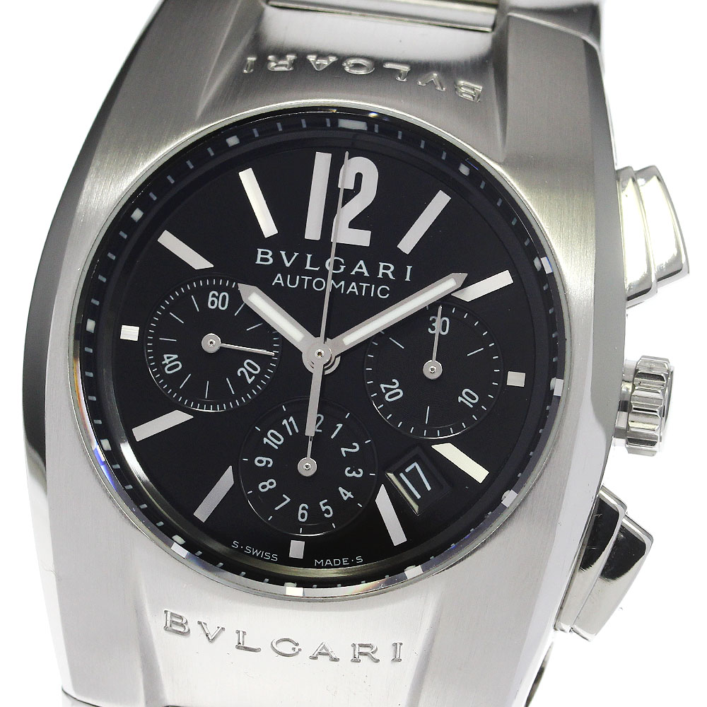 ブルガリ BVLGARI EG35SCH エルゴン クロノグラフ 自動巻き ボーイズ 良品 _797506【中古】 135,300円