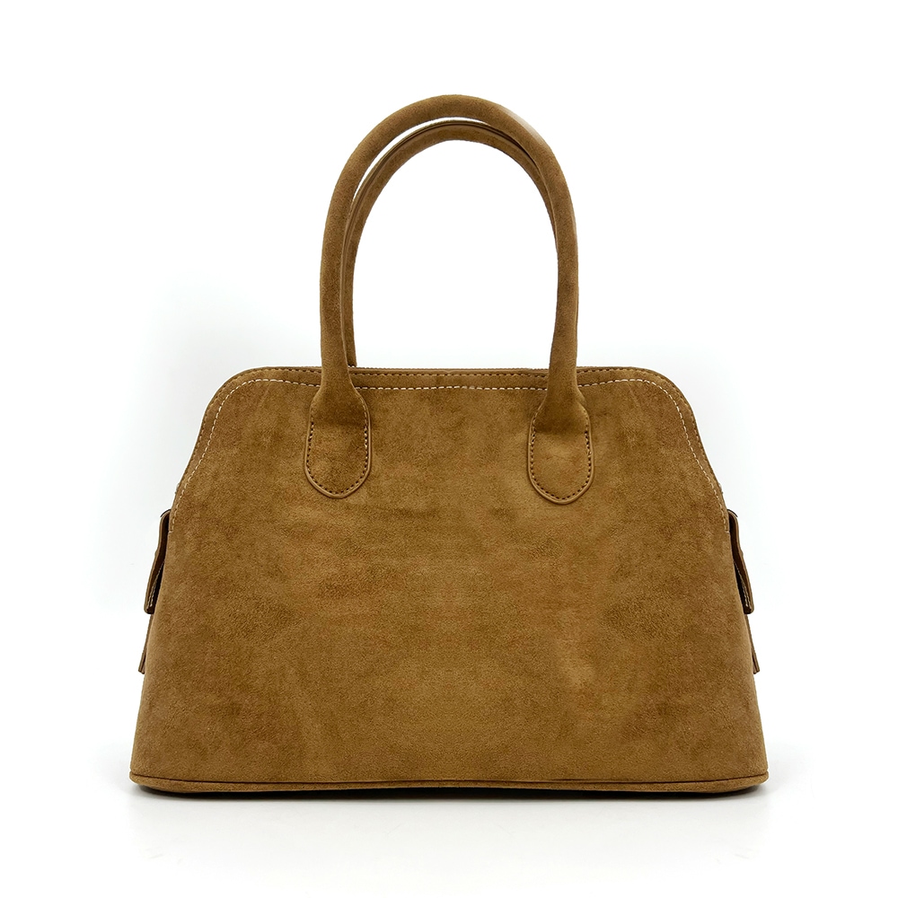 카멜 스웨이드 탑핸들백 보부상 숄더겸 토트백