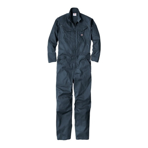 D916 ネイビー M ストレッチヘリンボーン ツナギ