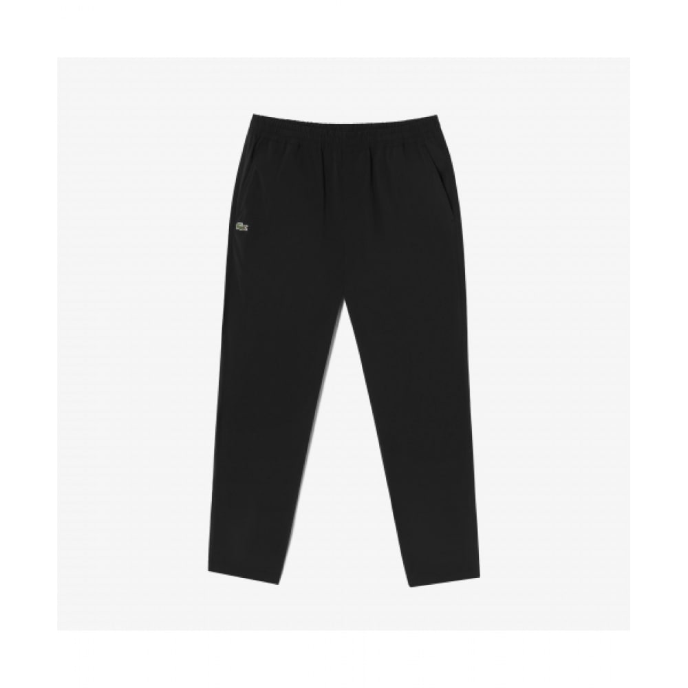 LACOSTE メンズウーブンセットアップパンツ [ブラック]
