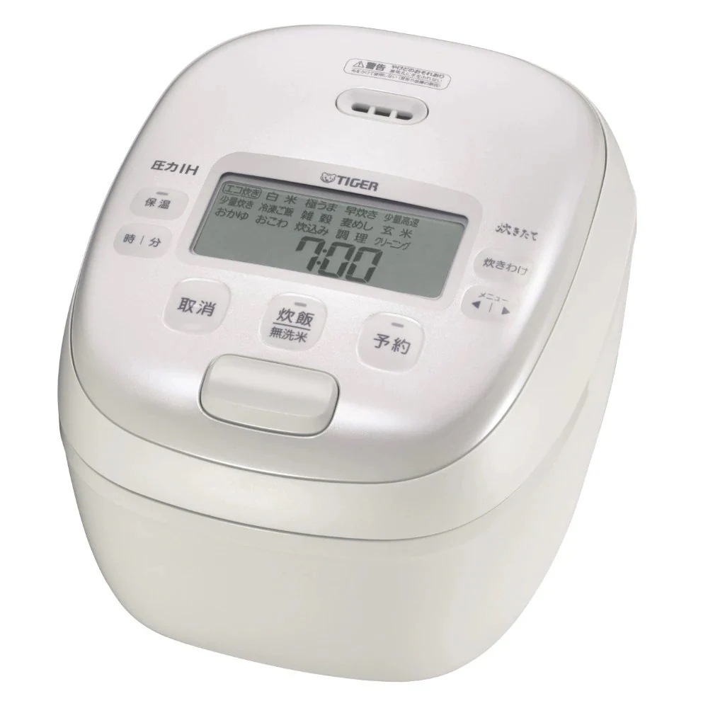タイガー魔法瓶 圧力IHジャー炊飯器 炊きたて 1升 ホワイト JRI-B180W 炊飯器 すいはんき 炊飯ジャー 美味しく炊ける 1升 白
